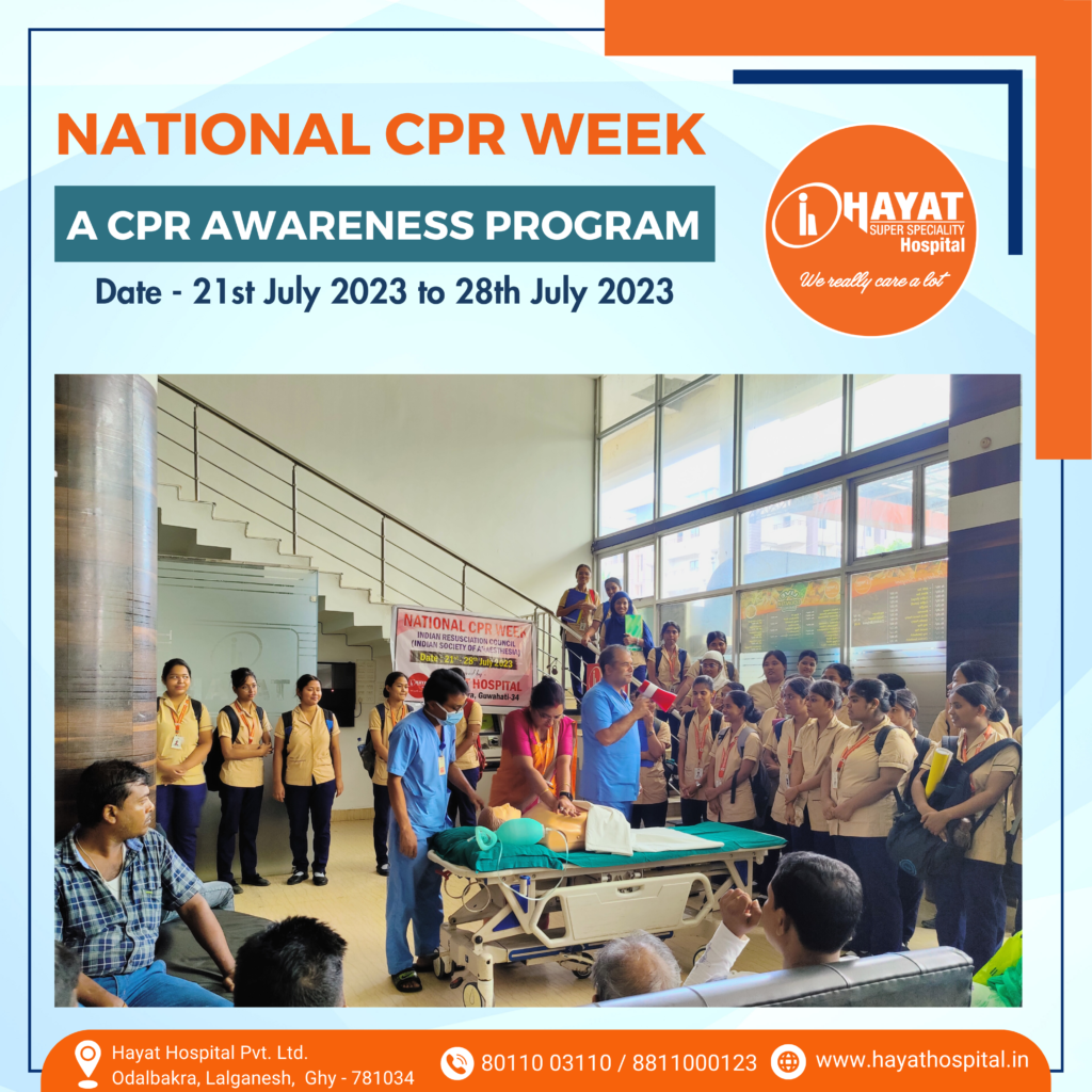 Empowering Lives: Hayat Hospital's CPR Awareness Program - Hayat  Superspeciality Hospital - Accredited by NABH and NABL