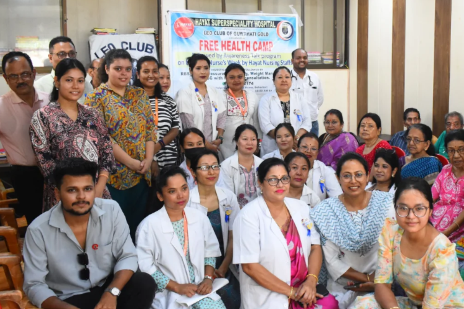 Celebrating Care in Action: Hayat Hospital Hosts Free Health Camp & Awareness
