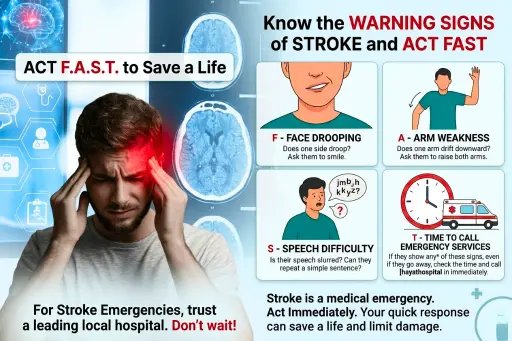Know the warning signs of stroke and act fast